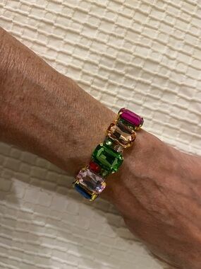 Multicolor Gemstone Stretch Bracelet